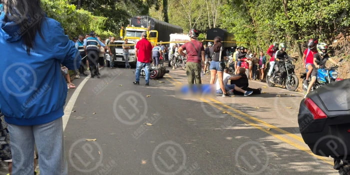 Sneider, la victima fatal del accidente de transito en la via Bucaramanga Rionegro