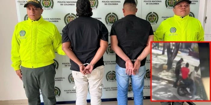 En el terminal de Bucaramanga fueron capturados dos hombres que habian asesinado a un hombre el 24 de diciembre