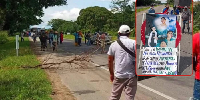 Campesinos bloquean vía nacional por muerte de menor en operativo policial