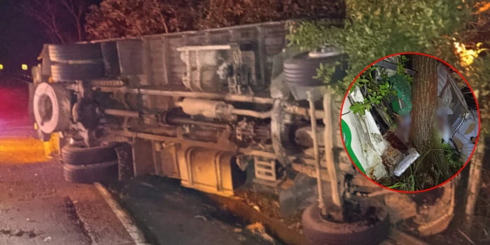 Fatal accidente cobró la vida de conductor en la vía Bucaramanga - San Alberto