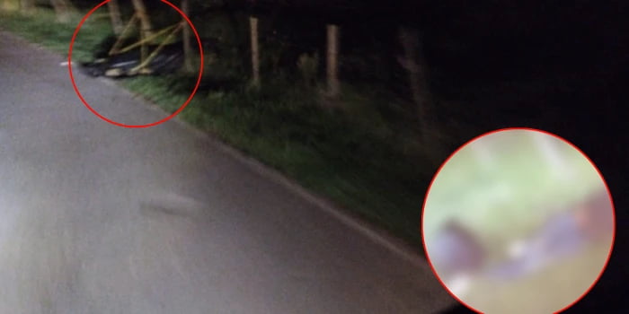 Encuentran cadáver abandonado junto a la carretera