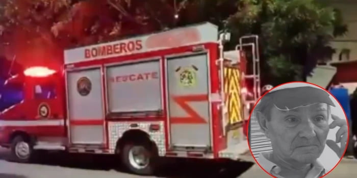 Anciano de 85 años murió atrapado en su habitación tras voraz incendio