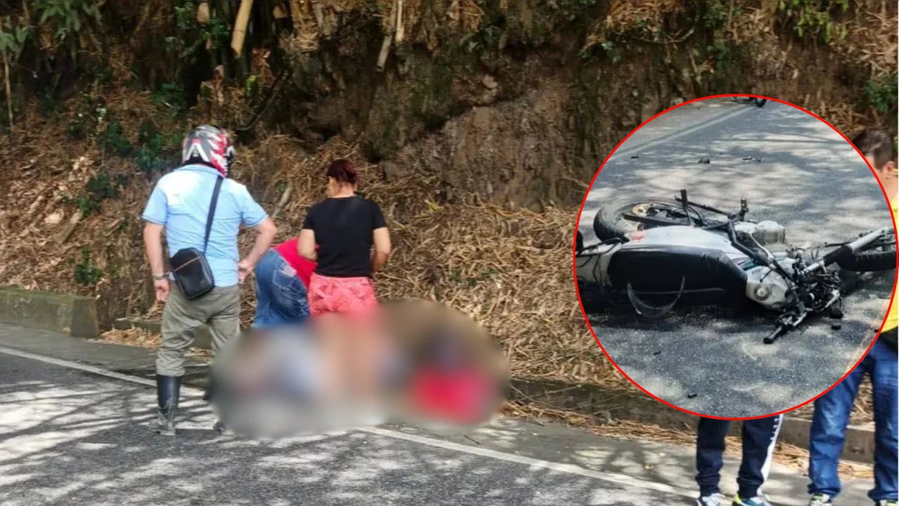 Motociclista perdió un pie tras chocar con tractocamión en peligrosa curva