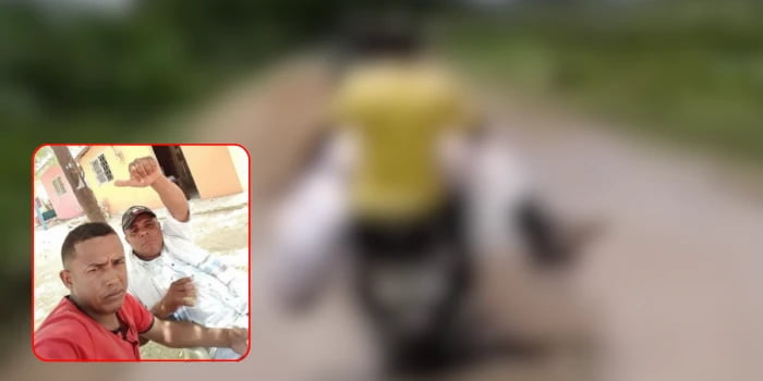 Video: Cuerpos de hombres asesinados tuvieron que ser trasladados en moto