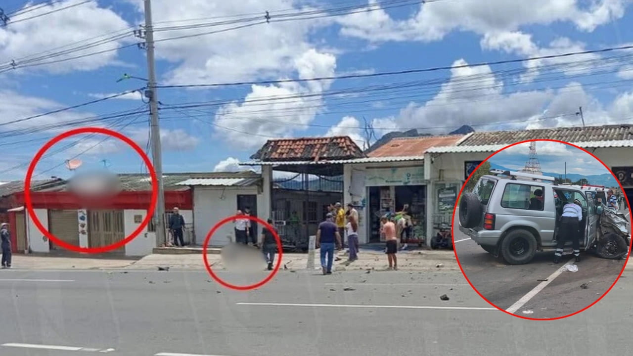 Pareja de policías murieron tras brutal choque: ella voló y cayó en un techo