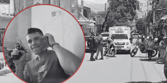 Banana fue asesinado en presencia de su esposa, la llevaba en moto al trabajo