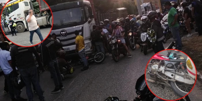 Doña Miryam la adulta mayor que murió debajo de un tractocamión en Girón