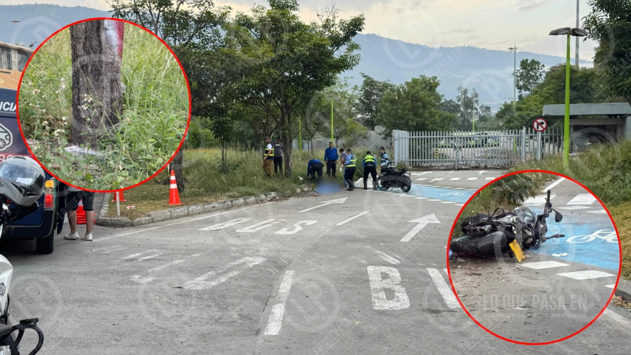 Carlos perdió la vida en en el anillo vial; su acompañante sufrió graves fracturas