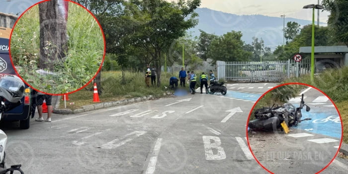 Carlos perdió la vida en en el anillo vial; su acompañante sufrió graves fracturas