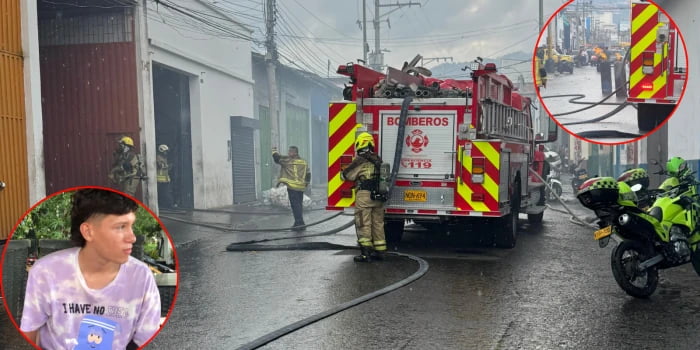 Jose Sanchez la Segunda víctima mortal que deja incendio en bodega del barrio Girardot