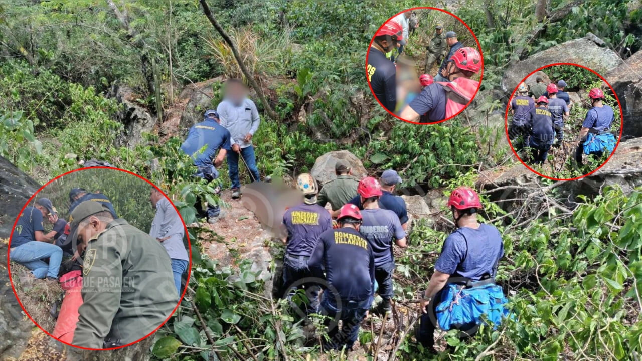Hombre se salvó de milagro tras caer a un abismo de 30 metros en Barichara