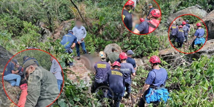 Hombre se salvó de milagro tras caer a un abismo de 30 metros en Barichara