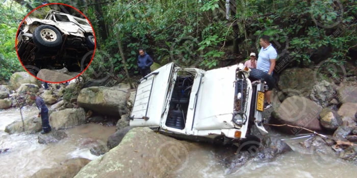Tragedia en Santander: cinco personas murieron al ser arrastradas por una quebrada en El Palmar