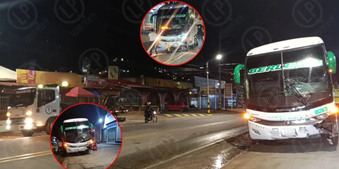 Soldado profesional murió tras chocar en su moto con bus de Berlinas
