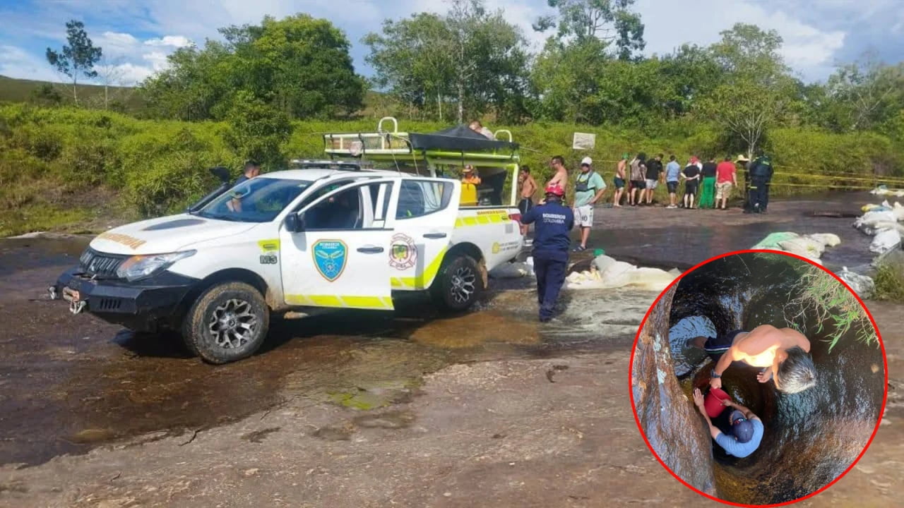 Turista murió en Las Gachas de Guadalupe tras quedar atrapado en una cavidad
