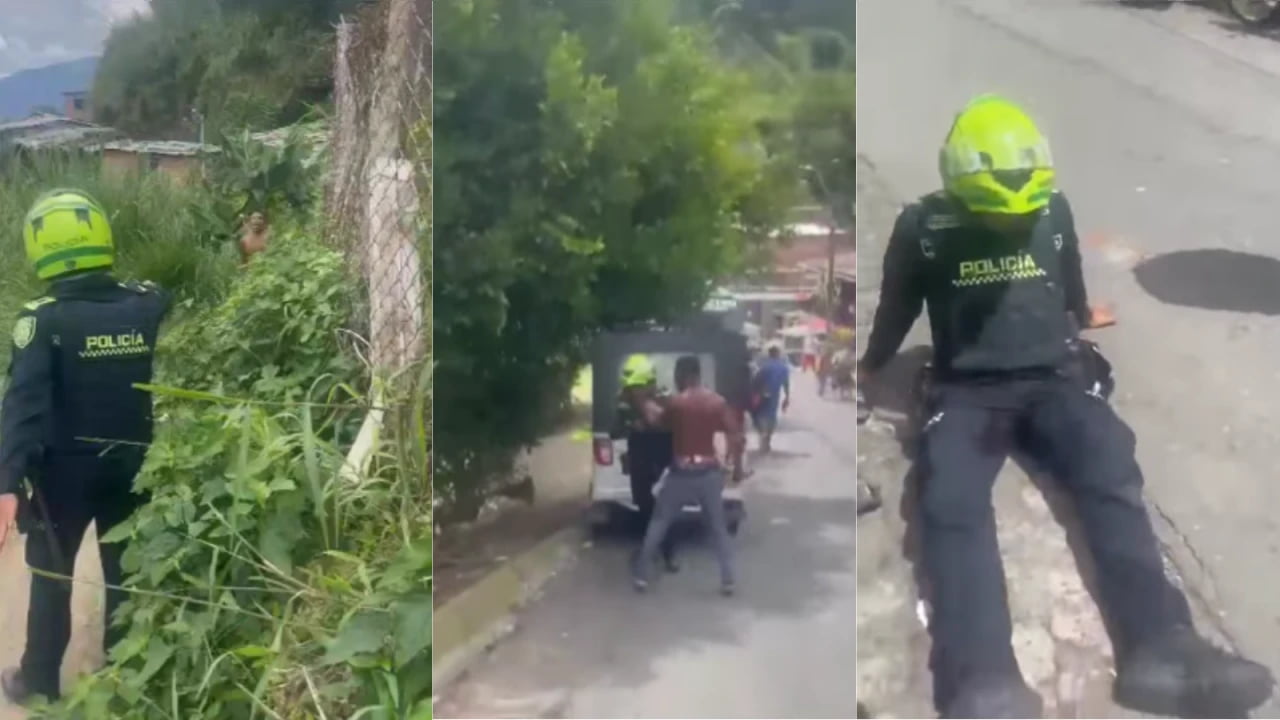 Hombre murió tras atacar con cuchillo a dos policías: hay investigación