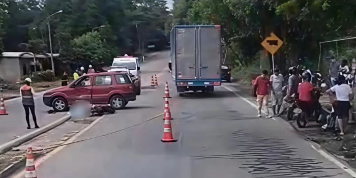 Persona fallecida en siniestro vial en la vía La Lizama – San Alberto