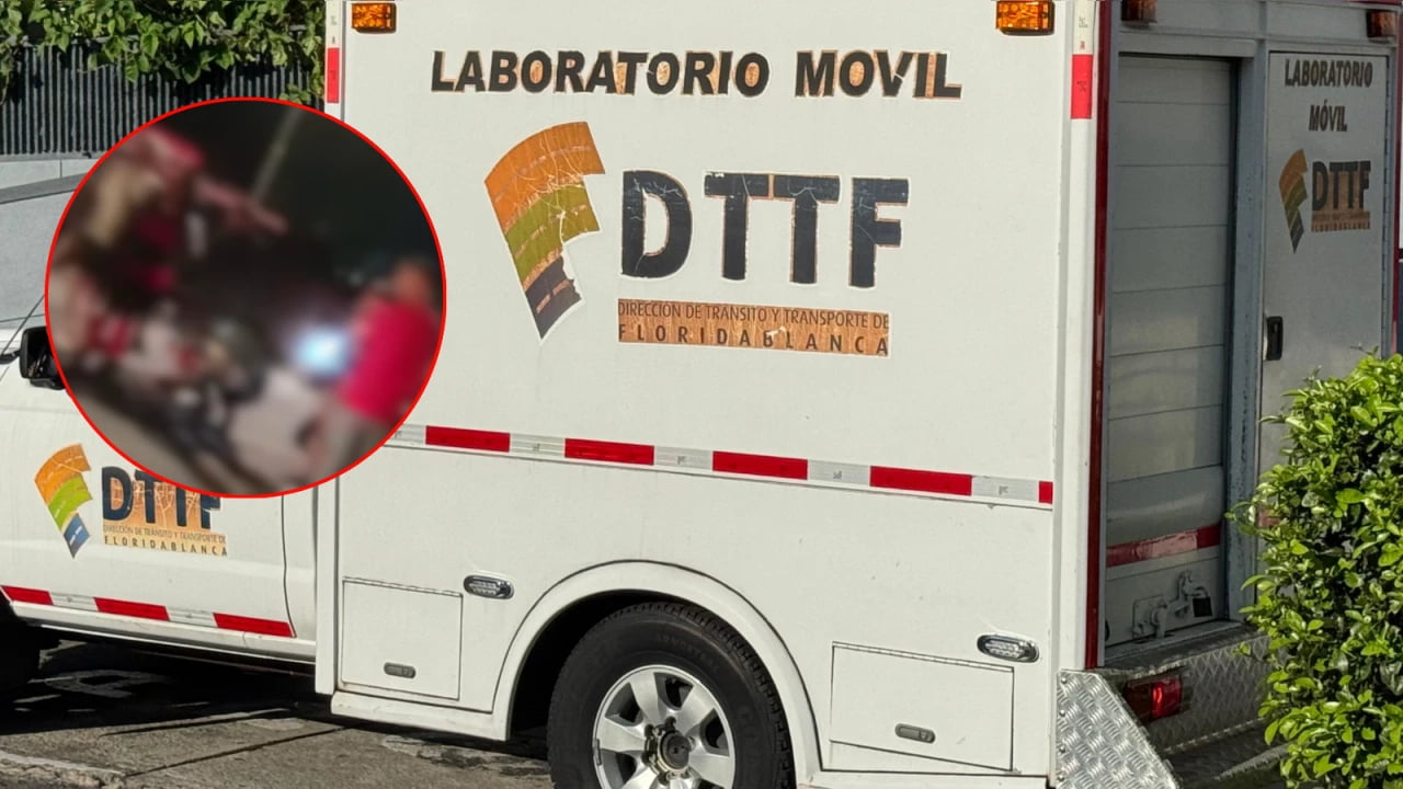 Motociclista murió tras choque con taxi en vía antigua de Floridablanca