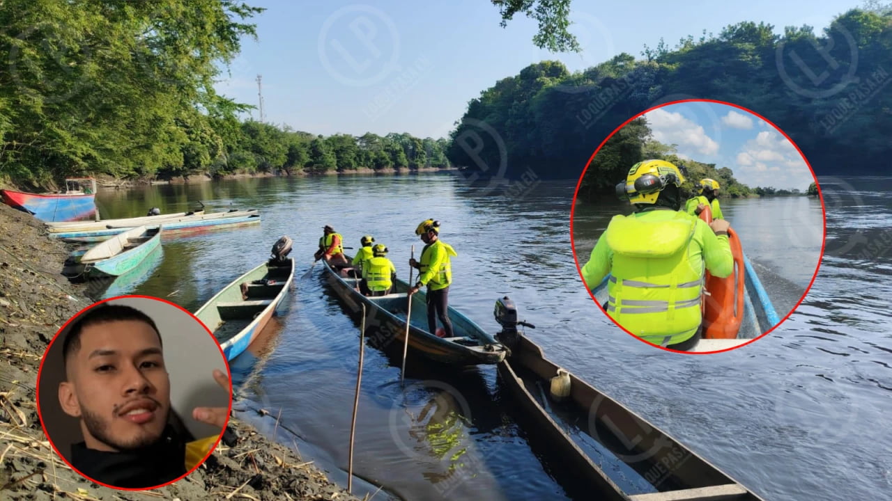 Tragedia en el río Carare: buscan a Bryan Alexis Molina, joven desaparecido