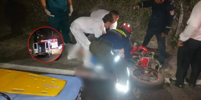 Motociclista murió días después de chocar con bus en Rionegro, Santander