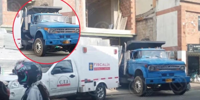 Tragedia en obra de construcción en Bucaramanga: trabajador murió tras accidente con volqueta.