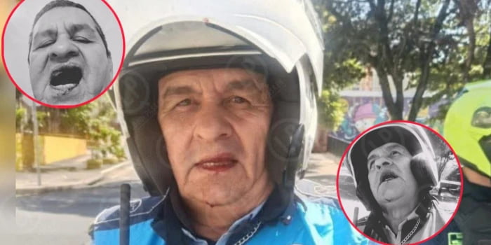 En plena vía y a plena luz: así fue la agresión contra un agente en Bucaramanga.
