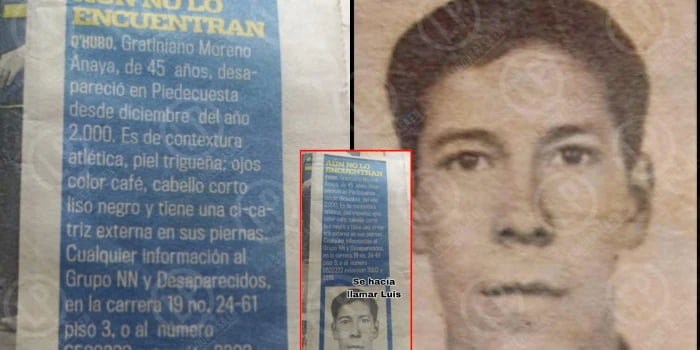 ¿Se busca su familia! Fue hallado sin vida hombre que estaba desaparecido desde el 2013