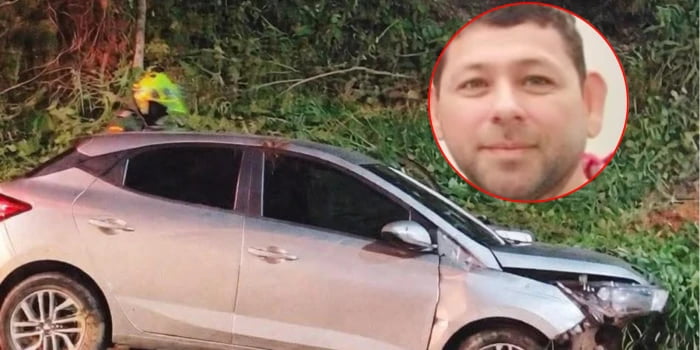 Sin darle oportunidad: le dispararon mientras conducía y perdió el control del vehículo.
