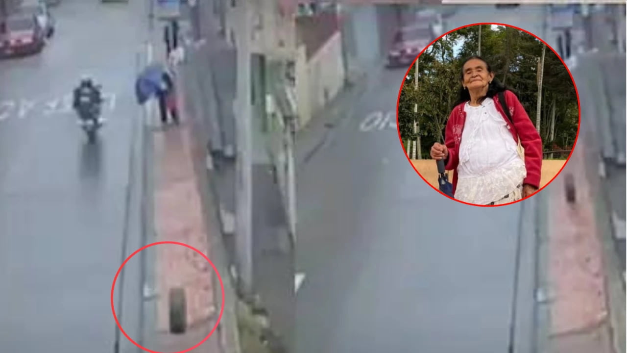 VIDEO: En la entrada de su casa, una llanta fuera de control causó su muerte