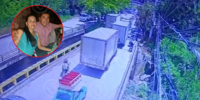 VIDEO: Así fue el accidente donde murieron Carolina y Mauricio en la Cemento.