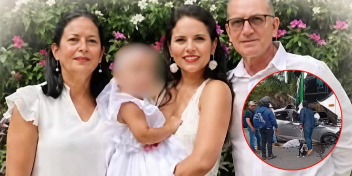 Cuatro integrantes de una familia murieron en un violento accidente, incluida una menor.