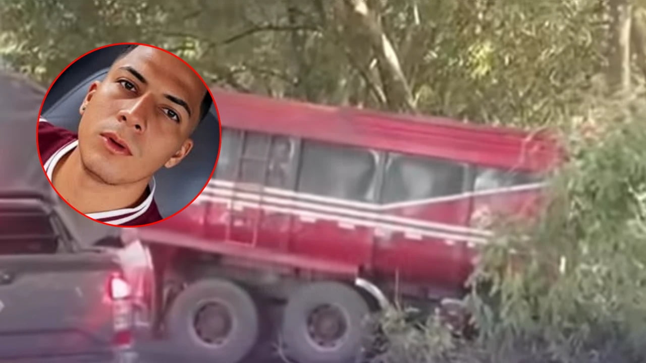 Violento choque contra árboles dejó un muerto en plena carretera.