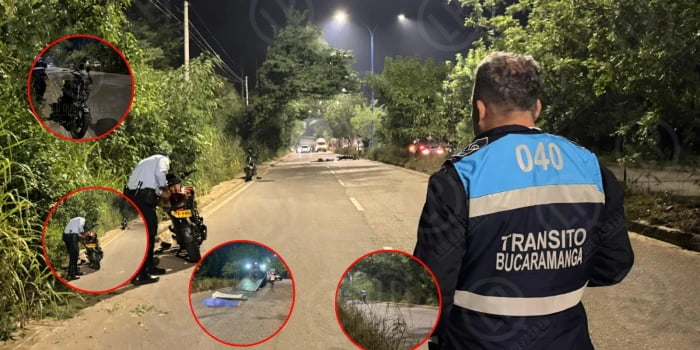 ATENCIÓN | Motociclista falleció en grave accidente en la calle 45, sector de Chimitá