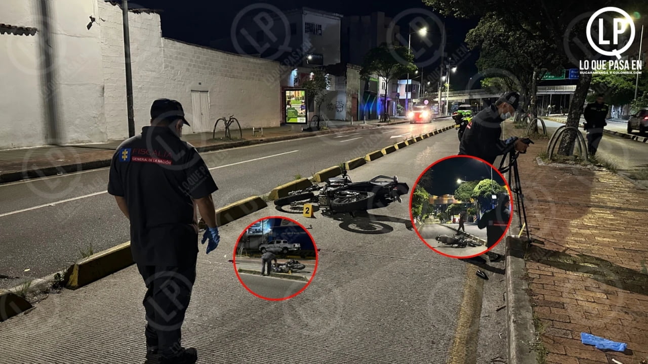 Hombre perdió la vida en un ataque con arma de fuego en la Diagonal 15 con 50 de Bucaramanga