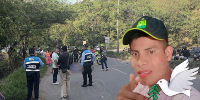 Juan, el joven indígena que murió en violento accidente en Bucaramanga