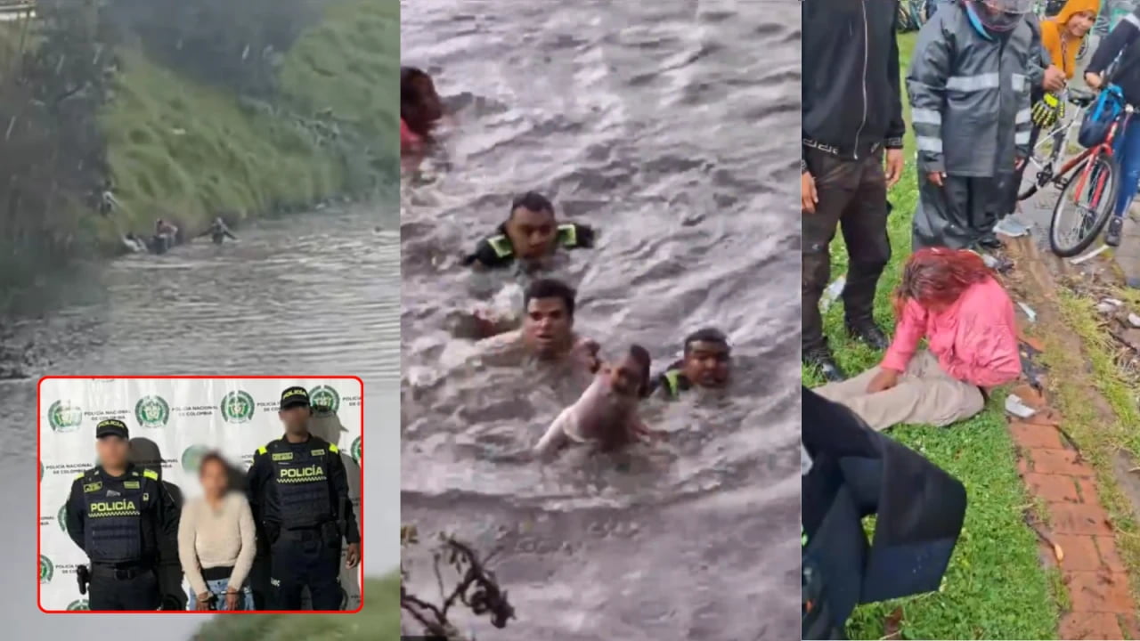 Policía rescató a bebé arrojada al río. Su madre fue enviada a prisión