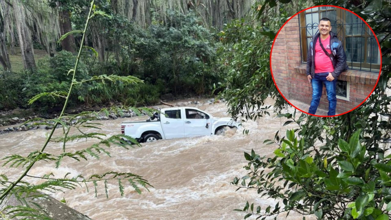 Conductor de camioneta fue encontrado sin vida al caer al río Suratá tras varias horas de busqueda