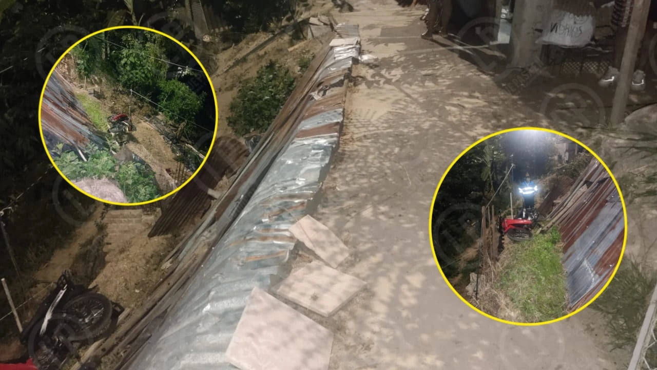 Hombre murió al perder el control de su motocicleta al ingresar a su casa.