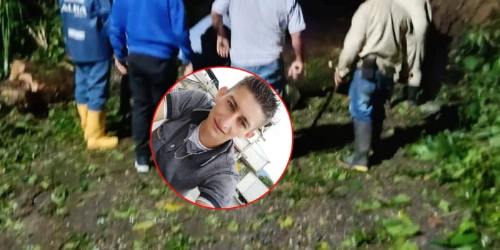 Un hombre murió tras quedar bajo escombros por colapso de muro.