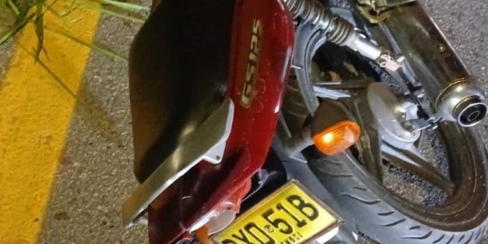 Salió en su moto y no regresó: accidente en la vía Colorados dejó una víctima.