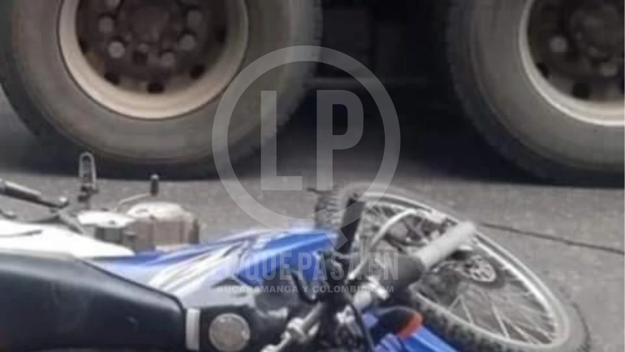 Motociclista perdió la vida en un aparatoso accidente de tránsito en la vía El Playón - San Alberto