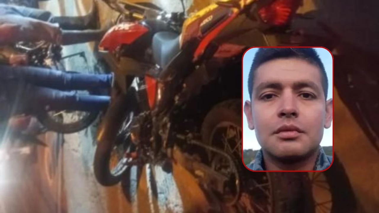 Motociclista de 41 años perdió la vida en un extraño accidente en Santander