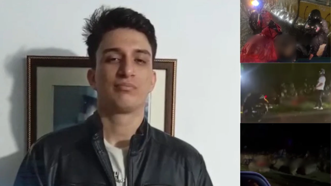 Familia denuncia accidente con patrulla que dejó grave a joven en Bucaramanga