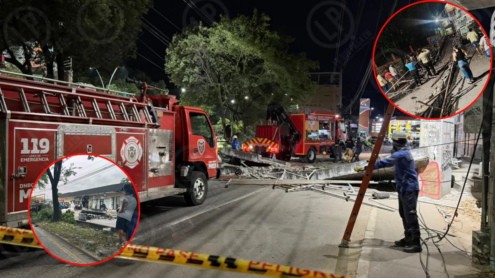 Identifican a hombre que murió tras colapso de puente peatonal en Girón.